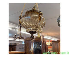 Antico lampadario vetro Murano  Vittorio Zecchin