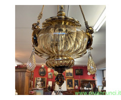 Antico lampadario vetro Murano  Vittorio Zecchin