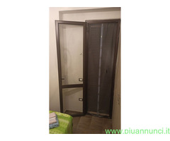 Balcone finestra persiana in alluminio rame bugnat