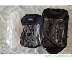 Borsa da serbatoio moto, doppia a zaino Spark