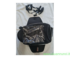 Borsa da serbatoio moto, doppia a zaino Spark