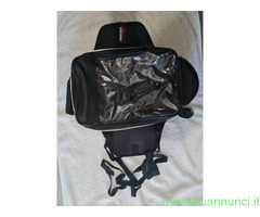 Borsa da serbatoio moto, doppia a zaino Spark