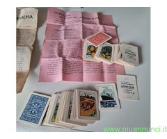 MERCANTE IN FIERA 2 Piccoli  mazzi antichi  carte