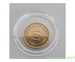 Moneta  5 Reichspfennig 1938  in ottime condizioni