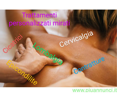 Massaggio svedese/decontratturante/linfatico/antic