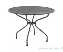 MWH Tavolo lamiera stirata tondo ø 105 cm