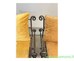 Coppia di poltrone in ferro battuto classiche XX