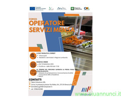 CorsoFORMAZIONE GRATUITA OPERATORE MENSA BRESCIA