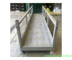 Scaffale porta barre sovrapponibile