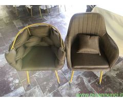 TAVOLO-CONSOLLA MOD-FRATTINI+6 SEDIE POLTRONCINE