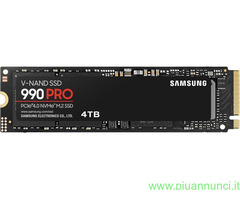 Samsung 990Pro SSD Interno da 4TB NVMe PCI Express