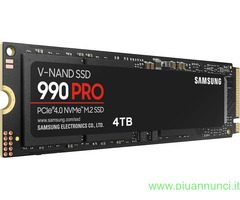 Samsung 990Pro SSD Interno da 4TB NVMe PCI Express