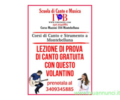 CorsoCORSI DI CANTO E STRUMENTO