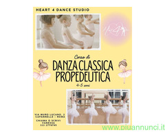 CorsoCorso di DANZA CLASSICA PROPEDEUTICA 4-5 anni