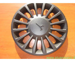 COPRI-CERCHI-COPPE-BORCHIE COL-NERO ORIG LANCIA Y