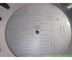 COPRI-CERCHI-COPPE-BORCHIE COL-NERO ORIG LANCIA Y