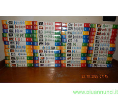 COLLEZIONE DI VHS E FASCICOLI CON DISPENSE BOXE