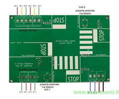 Modellino per prove con PLC o Arduino: Semaforo